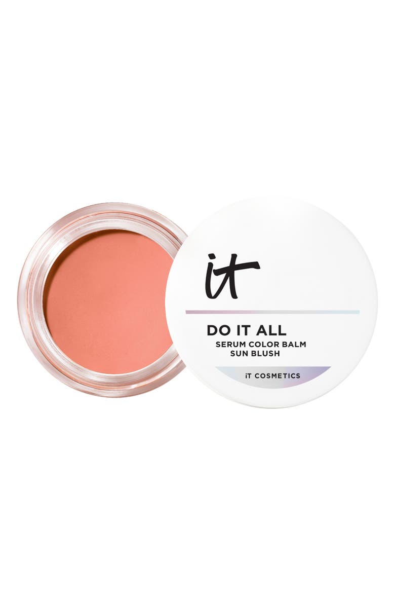 IT Cosmetics Do It All Serum Color Balm Sun Cream Blush & Bronzer, Main, color, Sunlit 10