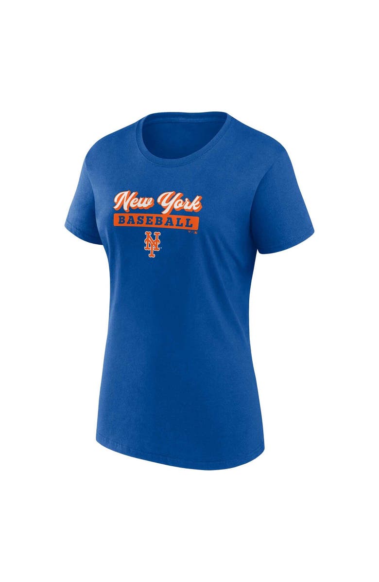FANATICS Women's Fanatics Branded Royal New York Mets State Script T-Shirt, Alternate, color,