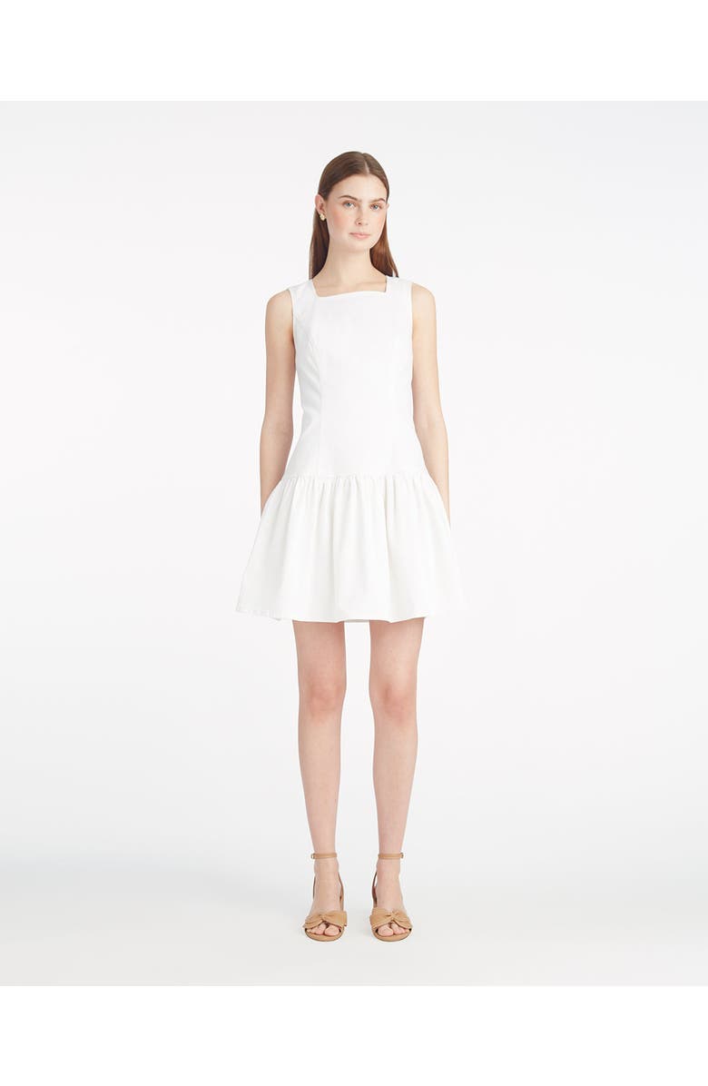 Draper James Colette Tailored Flounce Dress, Alternate, color, 