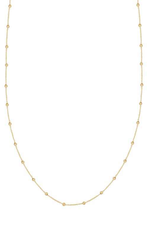 Bony Levy 14K Gold Ball Station Chain Necklace in 14K Yellow Gold  product