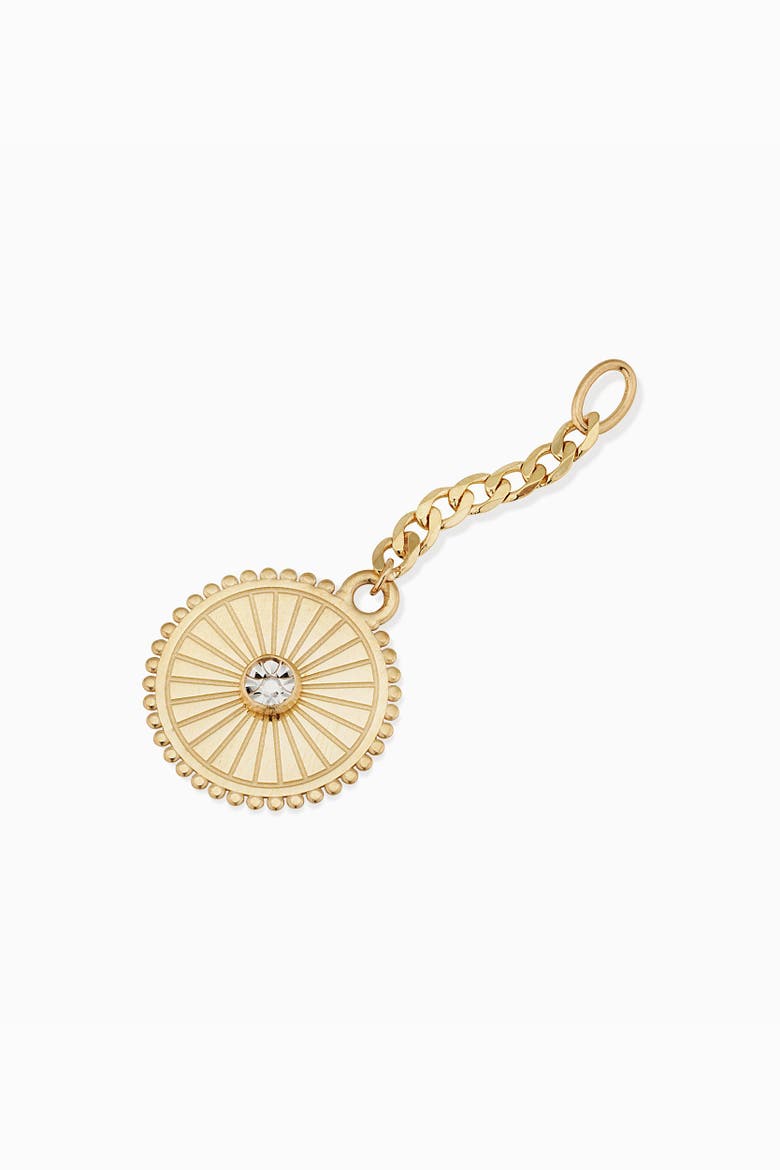 14K Gold Stellar Pendant Charm, Alternate, color, Yellow Gold