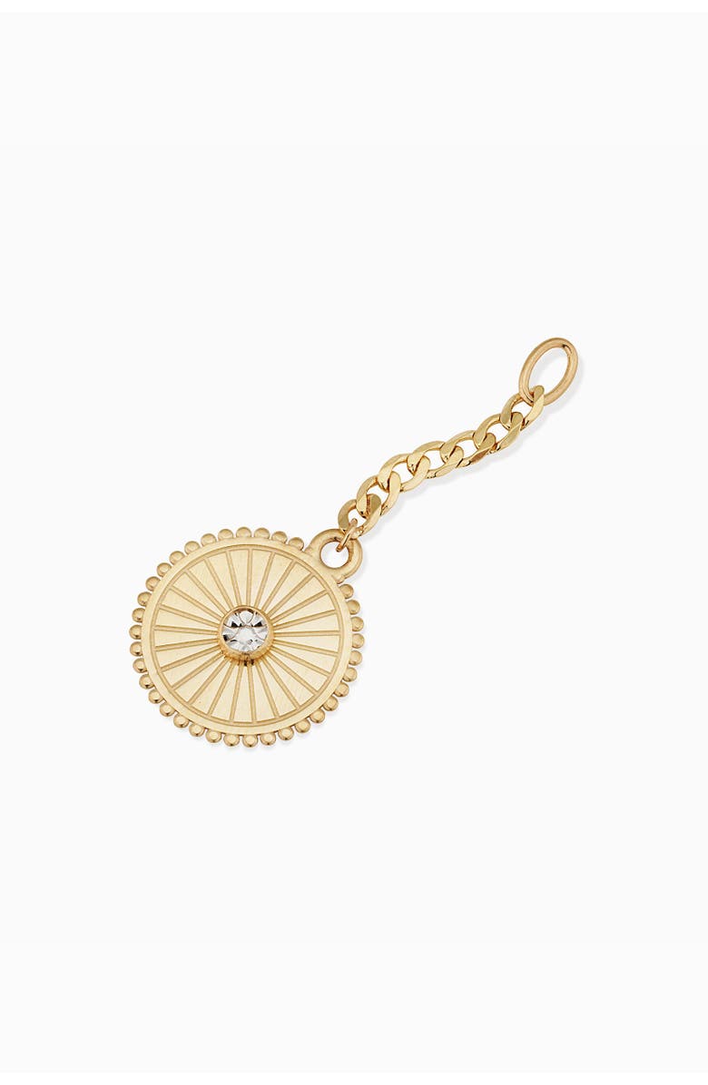 Oradina 14K Gold Stellar Pendant Charm, Alternate, color, Yellow Gold
