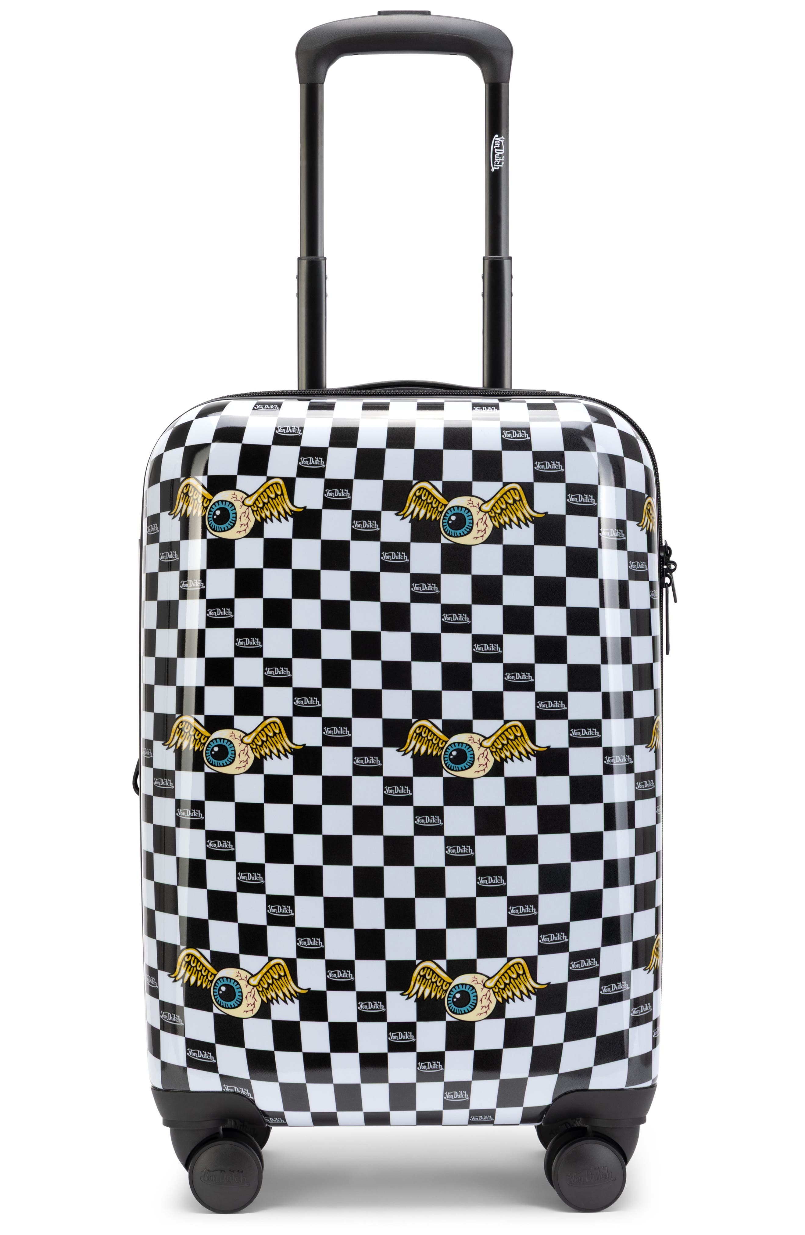 Von Dutch Vision Board Expandable Hardside Spinner Carry-on Suitcase, Main, color, Vision Board