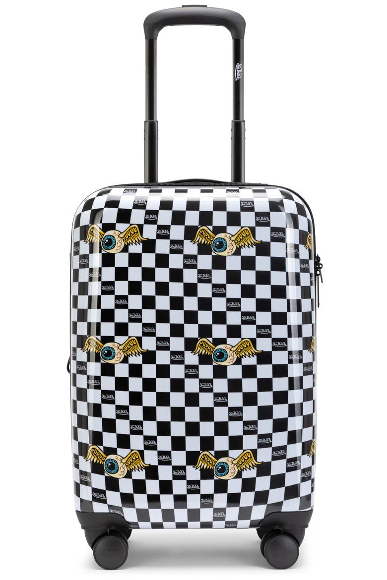 Vision Board Expandable Hardside Spinner Carry-on Suitcase, Main, color, Vision Board