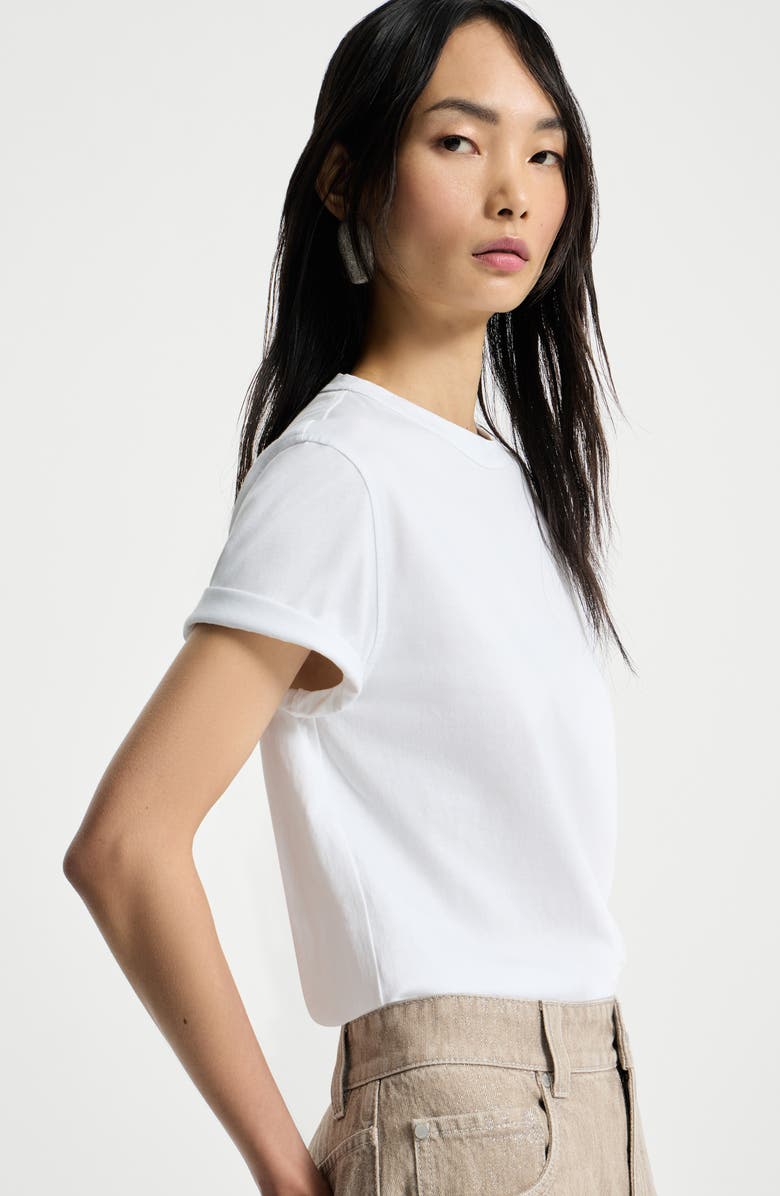 Brunello Cucinelli Jersey T-shirt, Alternate, color, White