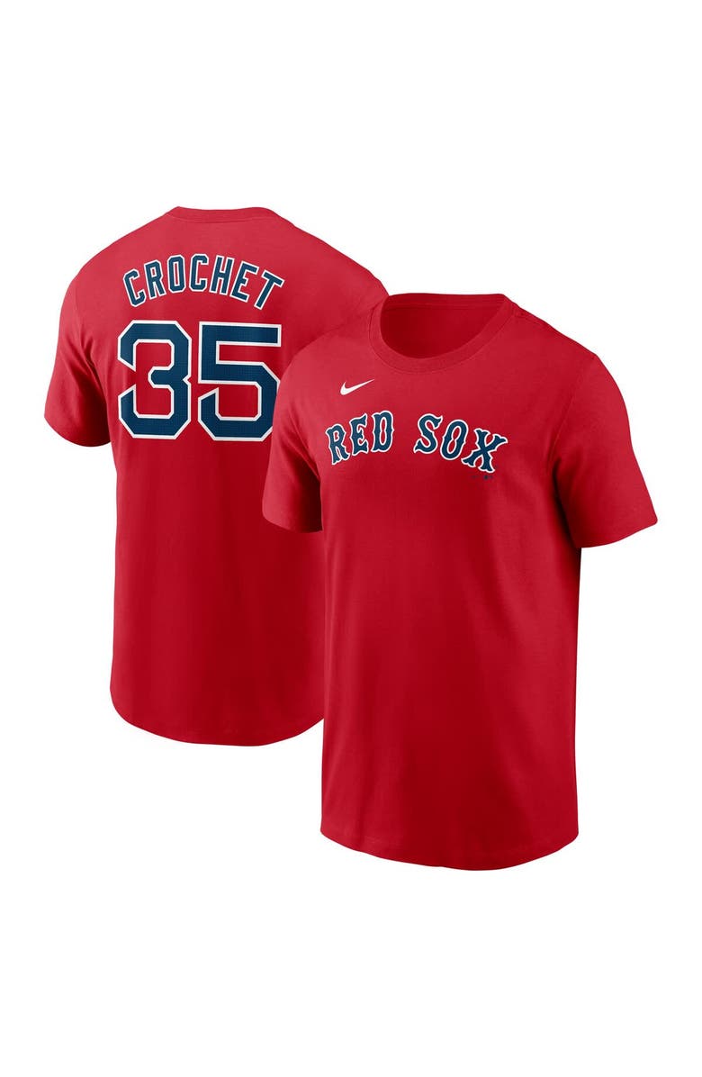 Nike Men's Nike Garrett Crochet Red Boston Red Sox Fuse Name & Number T-Shirt, Main, color, Red