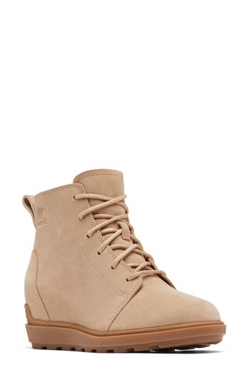 Sorel Evie Ii Waterproof Wedge Bootie In Pink