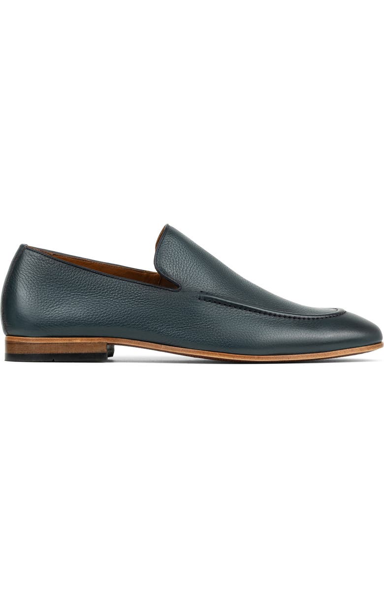 Donald Pliner Tristan Leather Loafer, Alternate, color, Navy