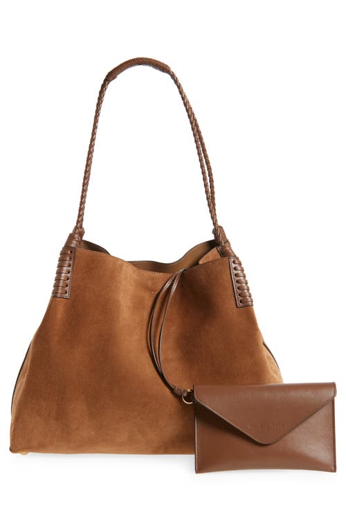 Etro Medium Libra Suede Shopping Tote