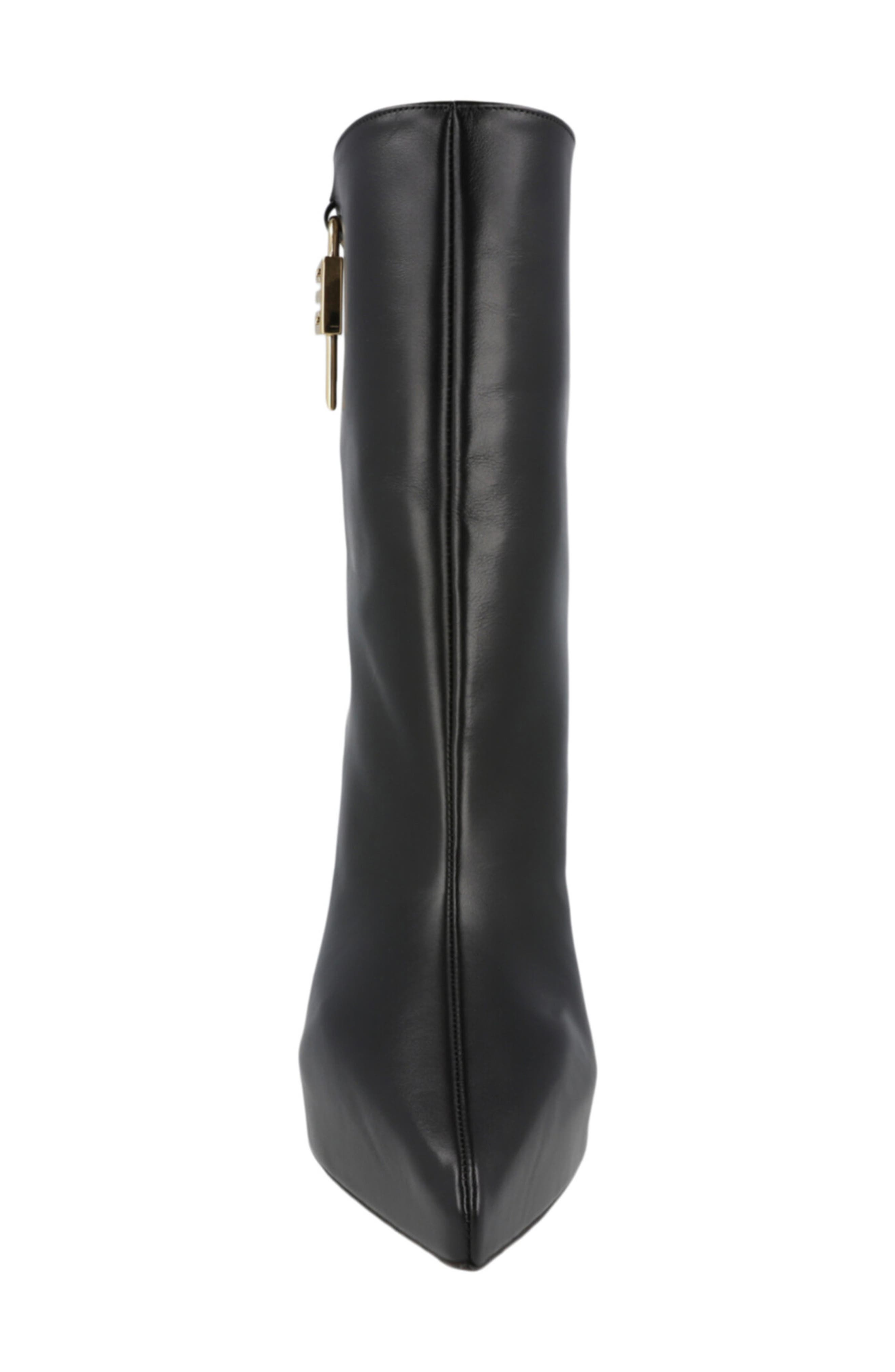 Givenchy G-Lock Leather Wedge Boot, Alternate, color, Black