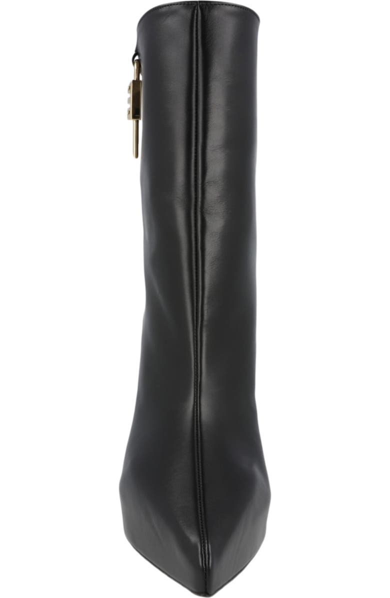 Givenchy G-Lock Leather Wedge Boot, Alternate, color, Black