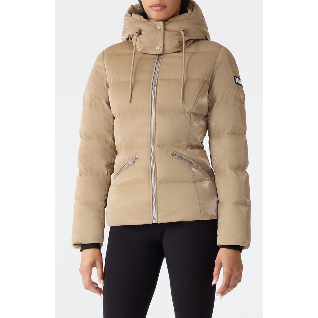 Mackage Madalyn Down Puffer Jacket In Brown