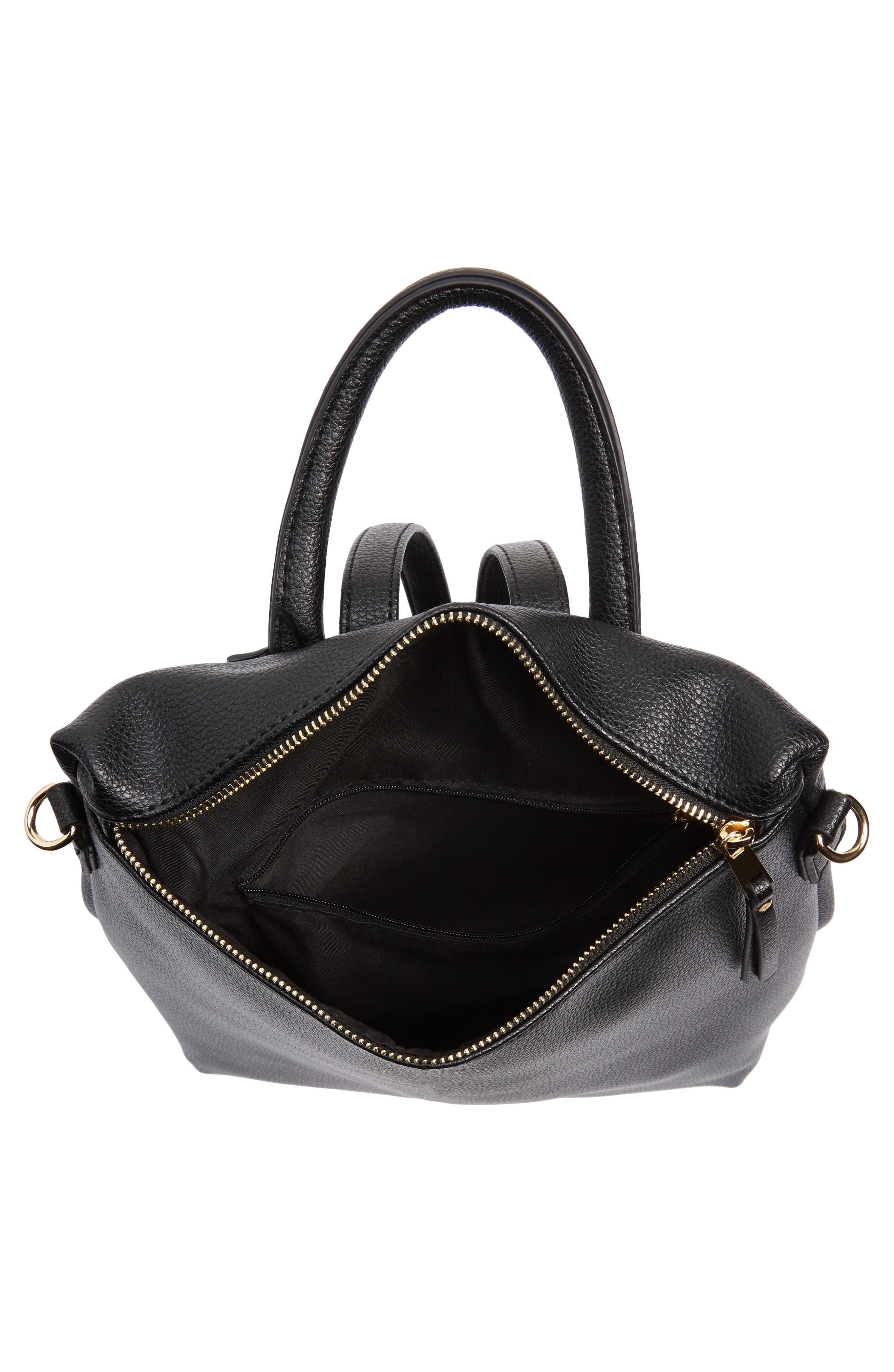 BP. Square Faux Leather Backpack, Alternate, color, 