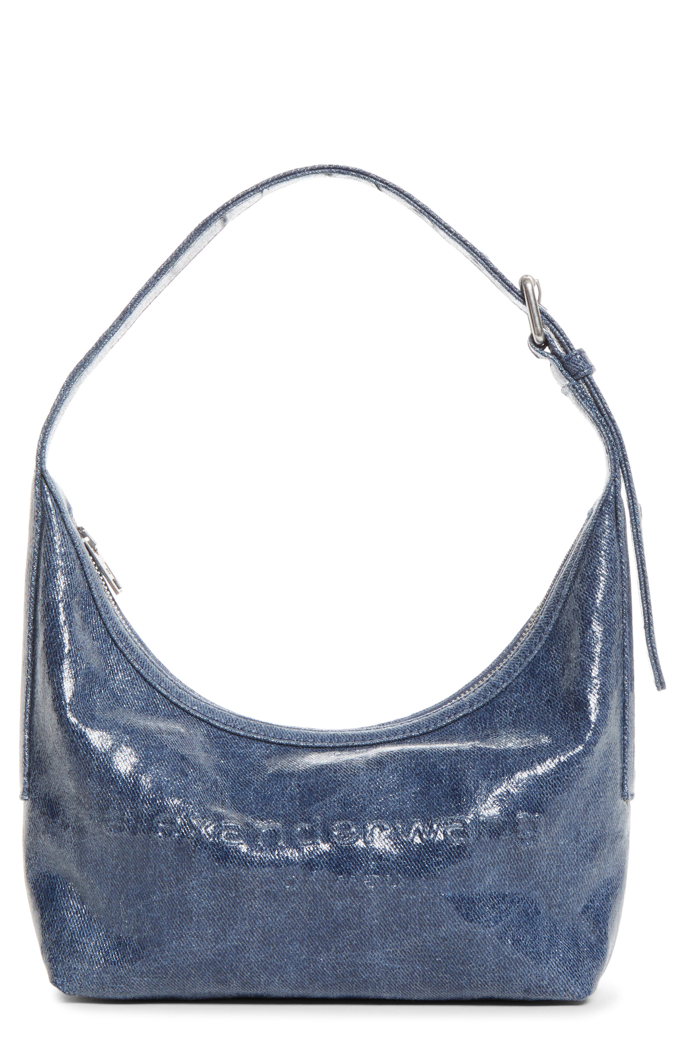Punch Small Hobo Bag, Main, color, BLUE
