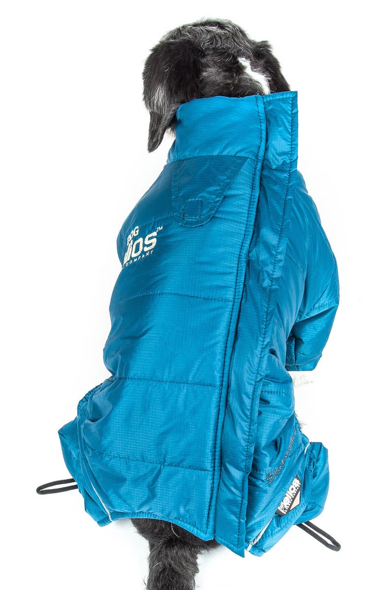 PET LIFE Helios Thunder-crackle Full-Body Waded-Plush Adjustable and 3M Reflective Dog Jacket, Alternate, color, 