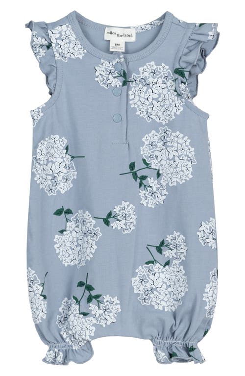 MILES THE LABEL Floral Bubble Romper in Blue Dusty  product