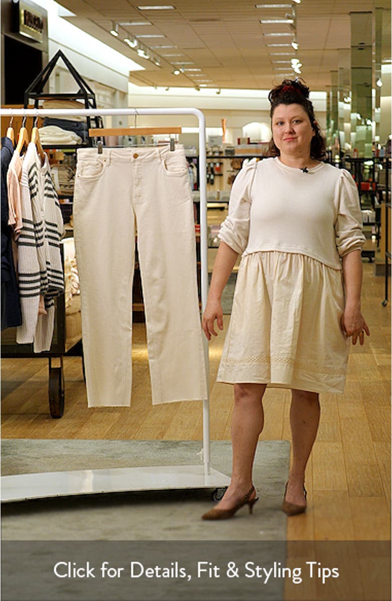 Kelsey Raw Hem Kick Flare Jeans, sales video thumbnail