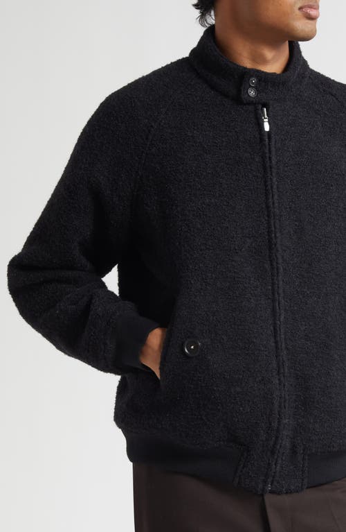 Massimo Alba Bleeker Reversible Bomber Jacket In Black