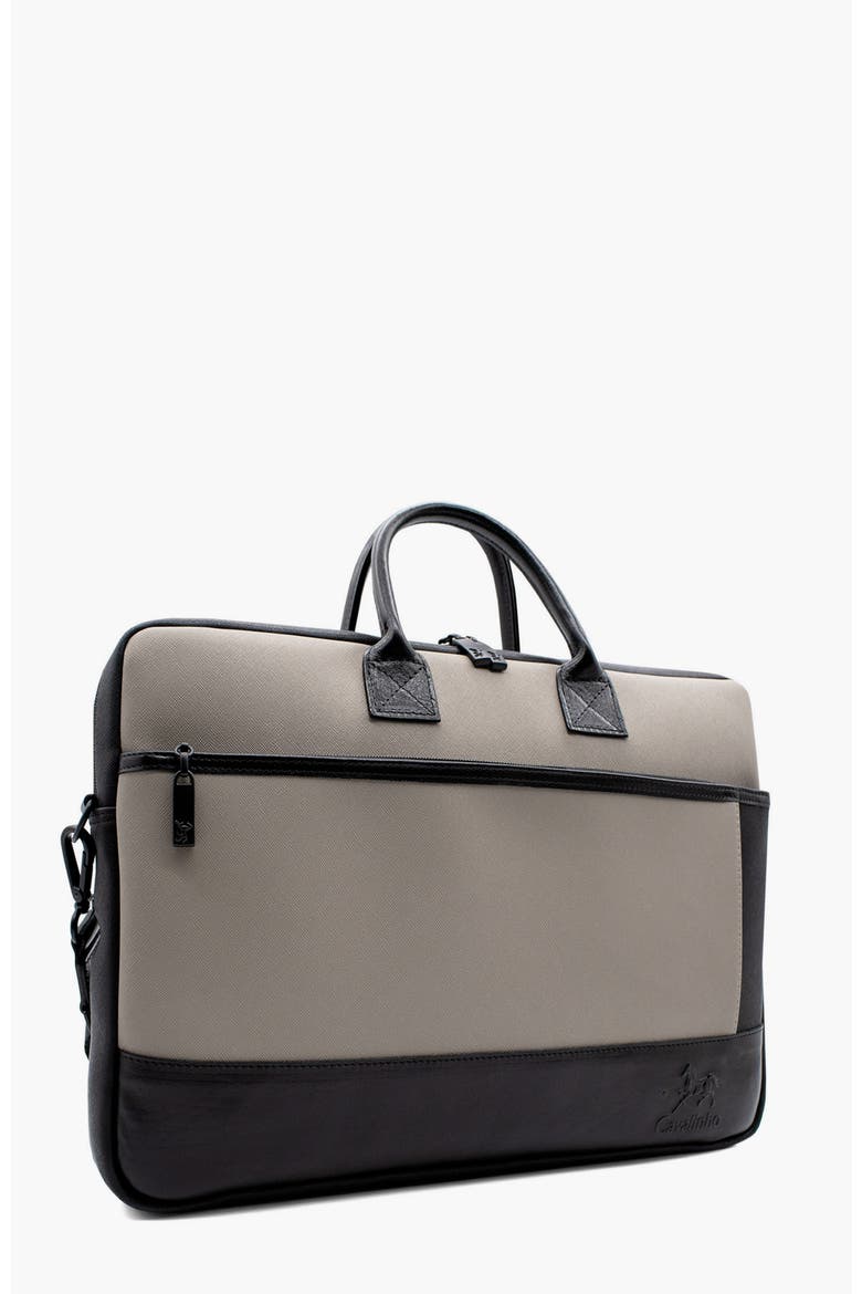 Club Laptop Bag 501, Alternate, color, Black / Tan