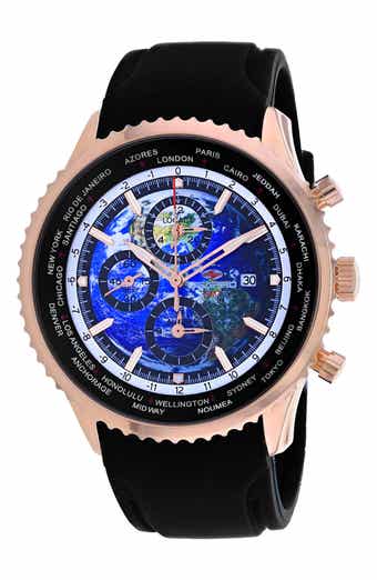 GMT Rubber Strap Watch