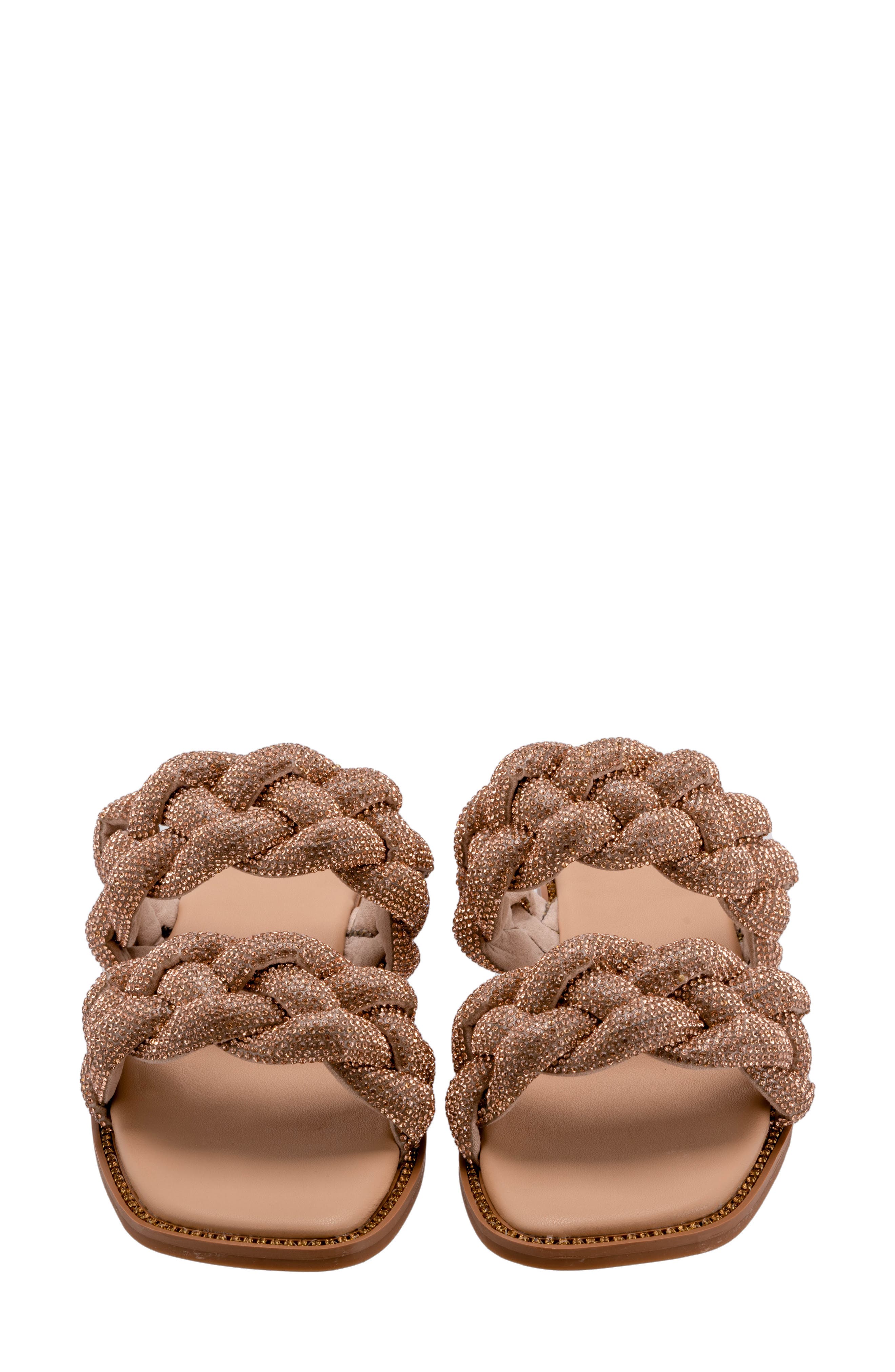 Sunrise Sandal, Alternate, color, ROSE GOLD