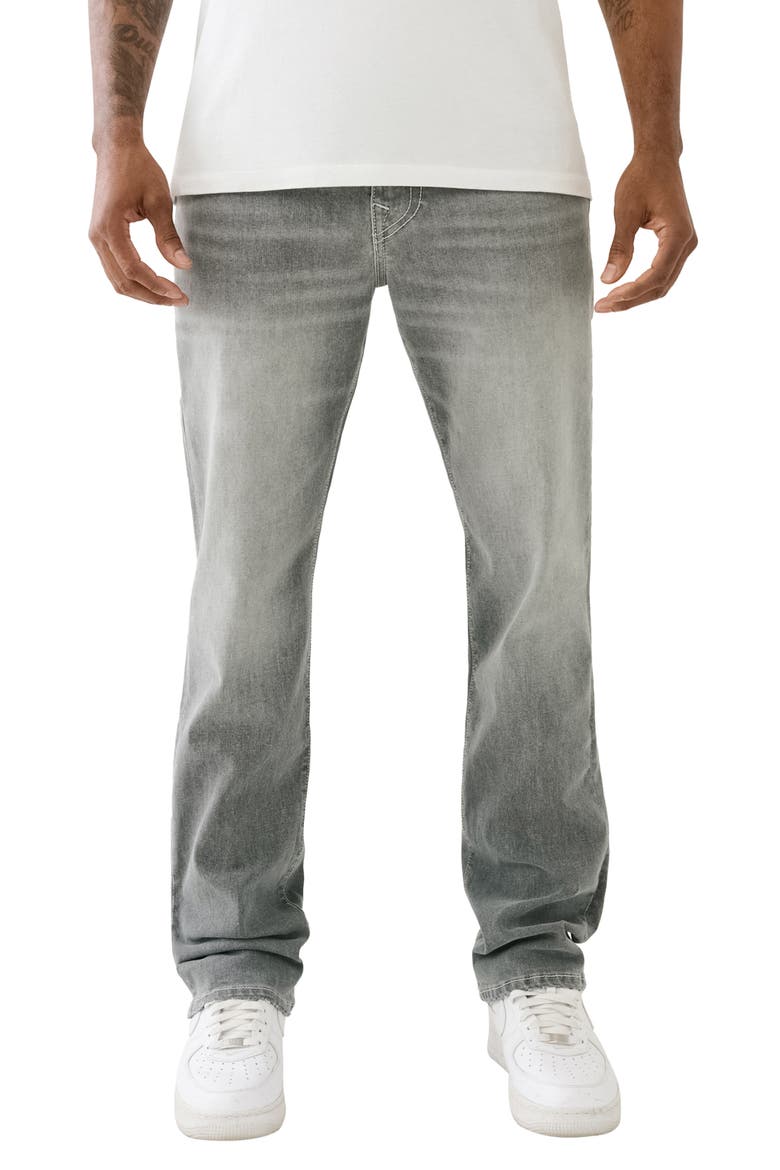 Ricky Straight Leg Jeans, Main, color, CHALK GREY WASH