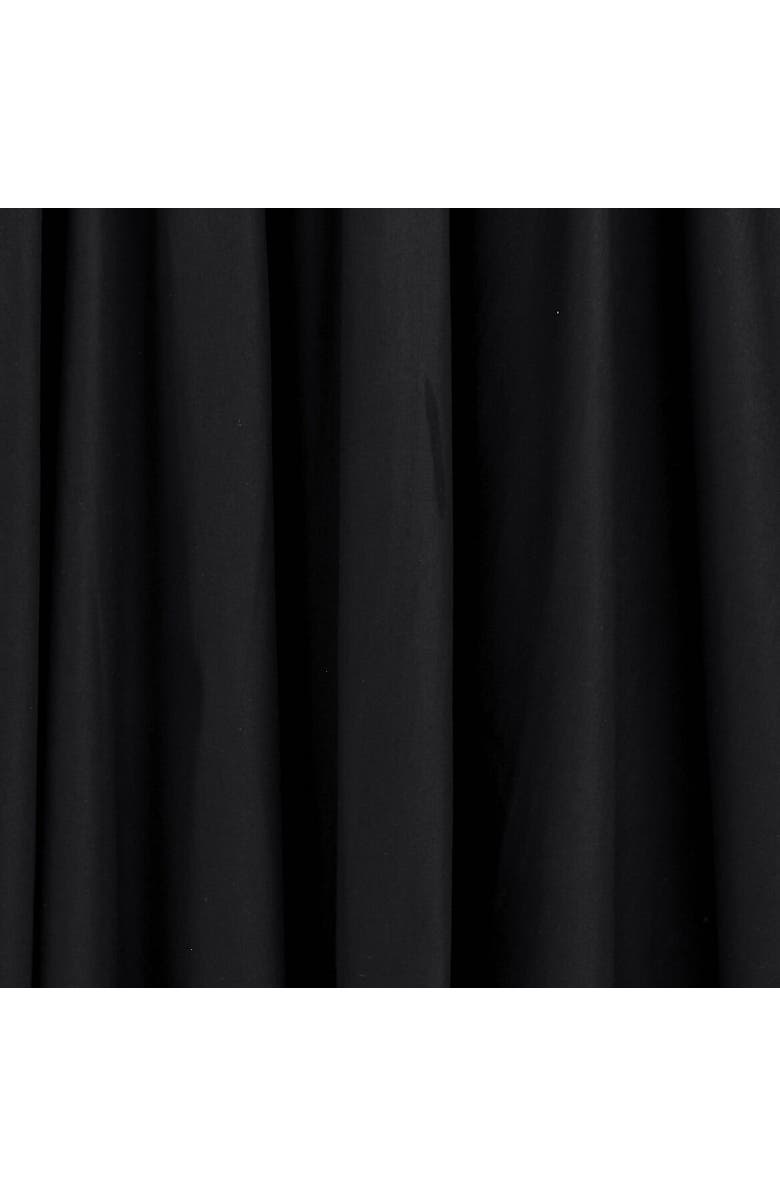 COS Gathered Jersey Midi Dress, Alternate, color, Black