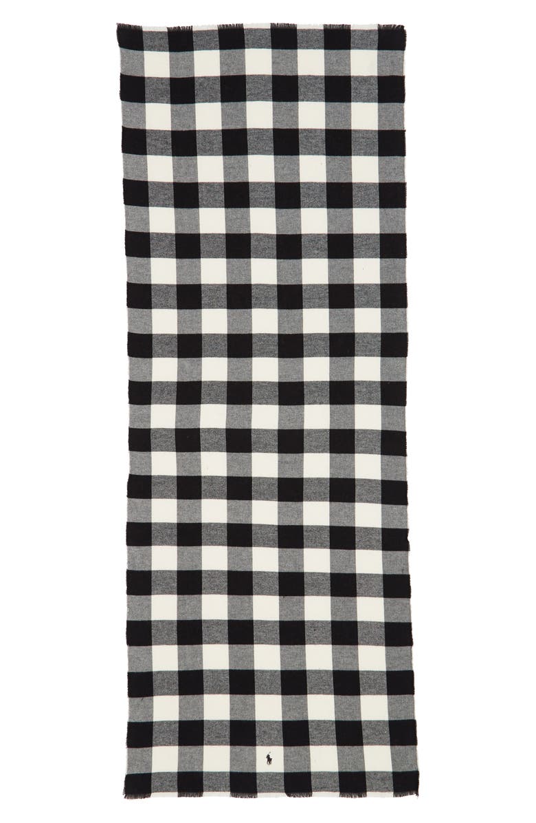 Polo Ralph Lauren Buffalo Check Scarf, Alternate, color,