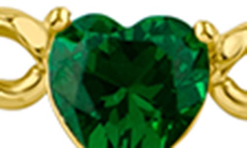 Cz By Kenneth Jay Lane Cubic Zirconia Tennis & Curb Chain Layered Necklace In Green/clear Gold
