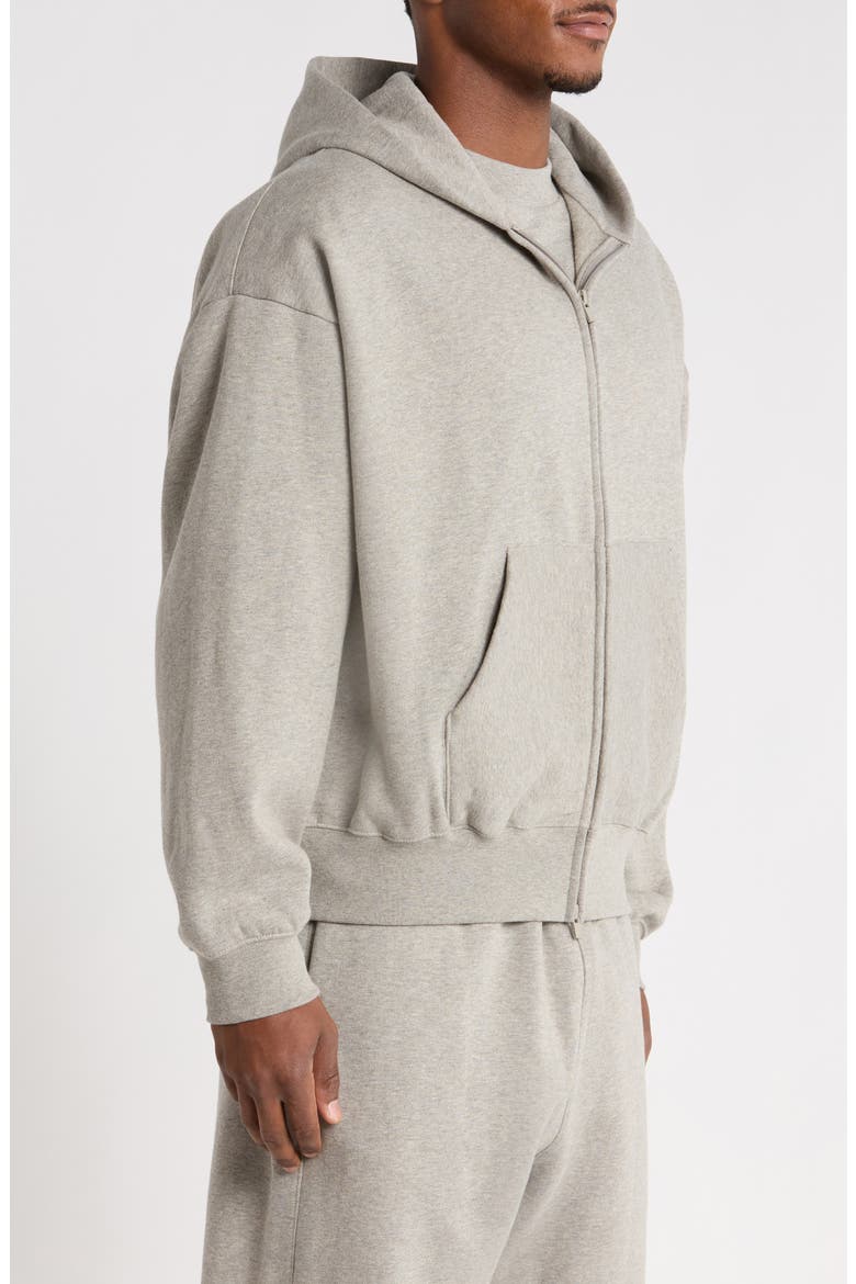 Classic Full Zip Hoodie, Alternate, color, WARM HEATHER