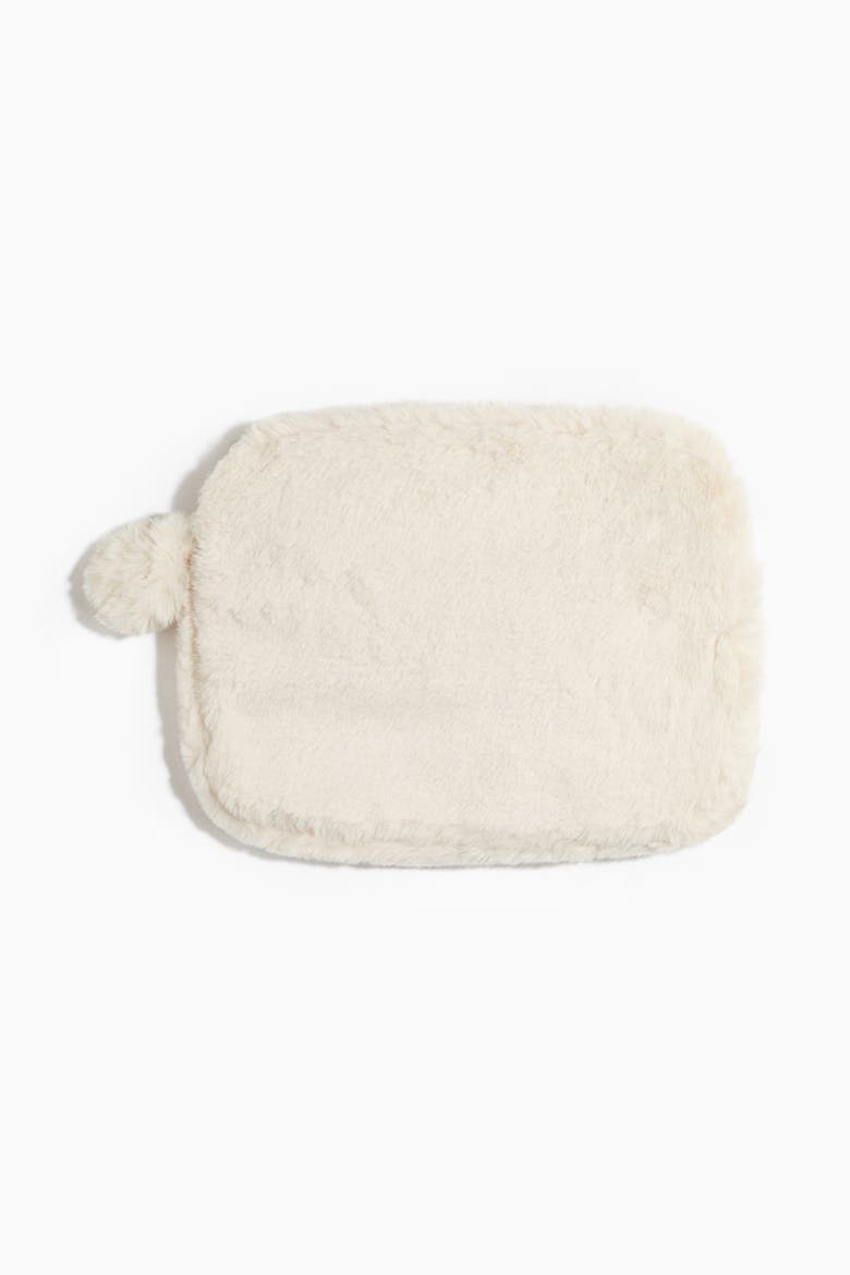 Fluffy Laptop Case, Main, color, Light beige