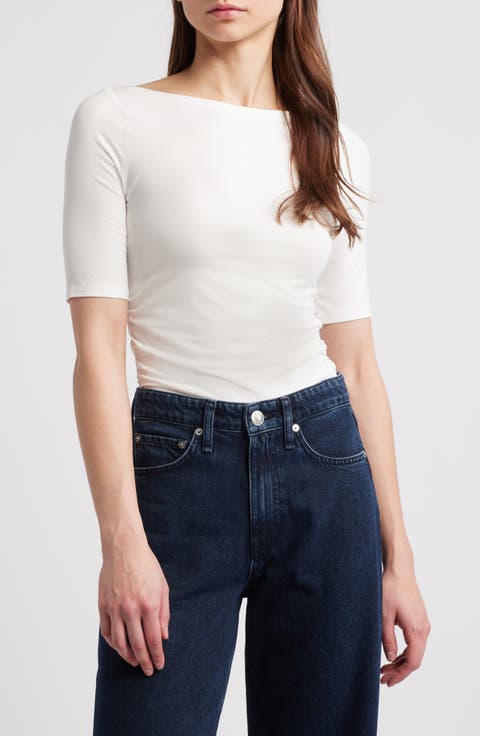 Luca Shirred T-Shirt