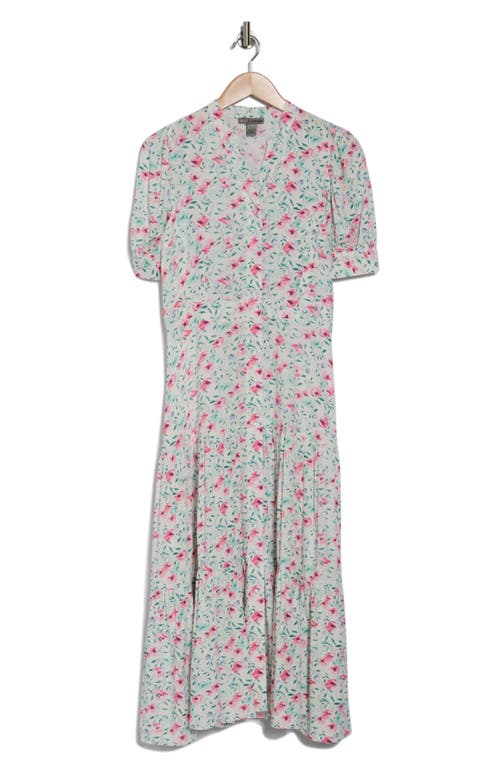 By Design Grace Button Front Midi Dress In Babys Breath