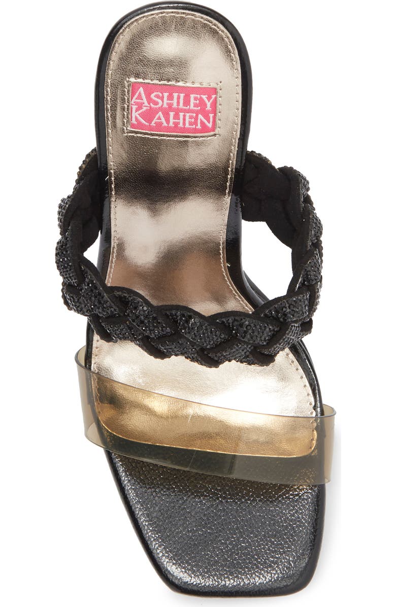 ASHLEY KAHEN Melrose Cutout Wedge Rhinestone Sandal, Alternate, color,