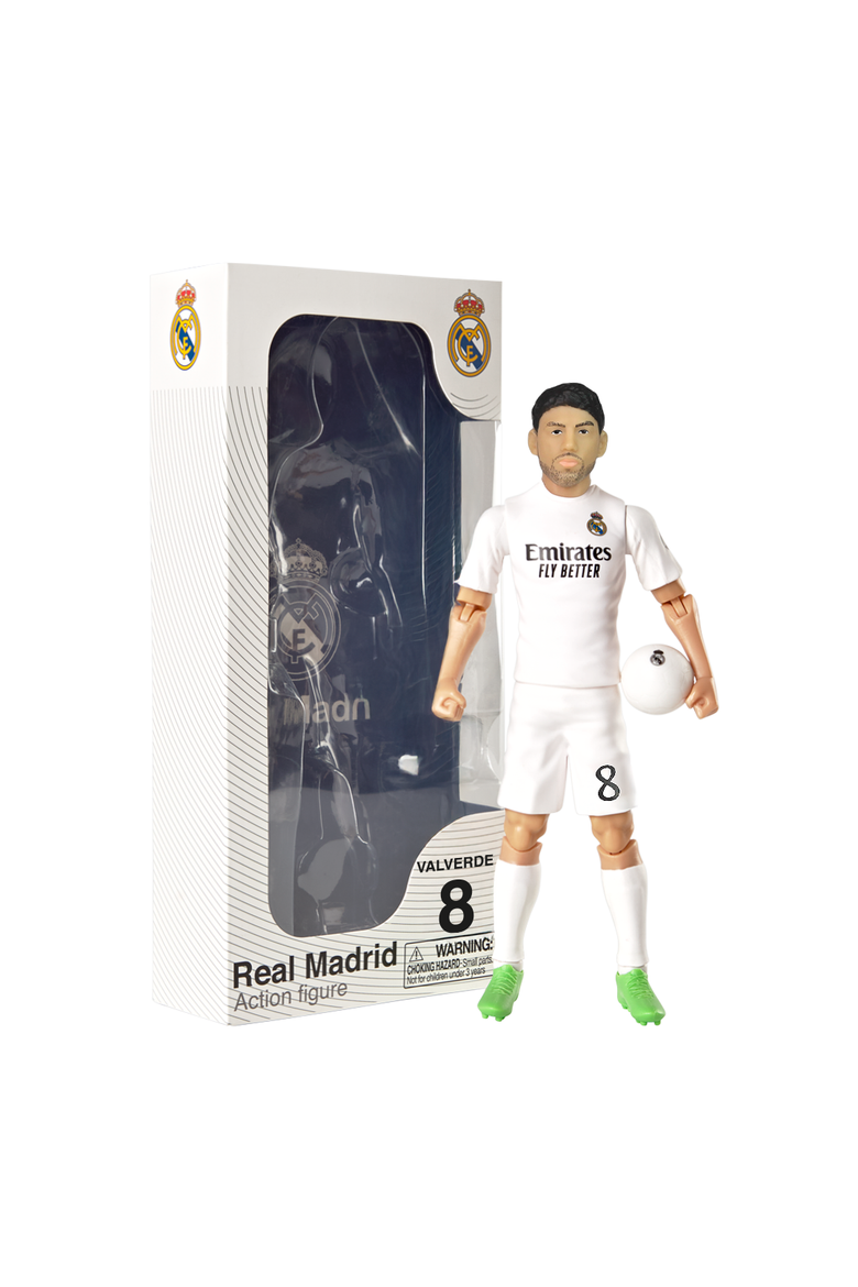 SOCKERS Real Madrid CF Federico Valverde 8" Collectible Soccer Action Figure, Main, color, No Color