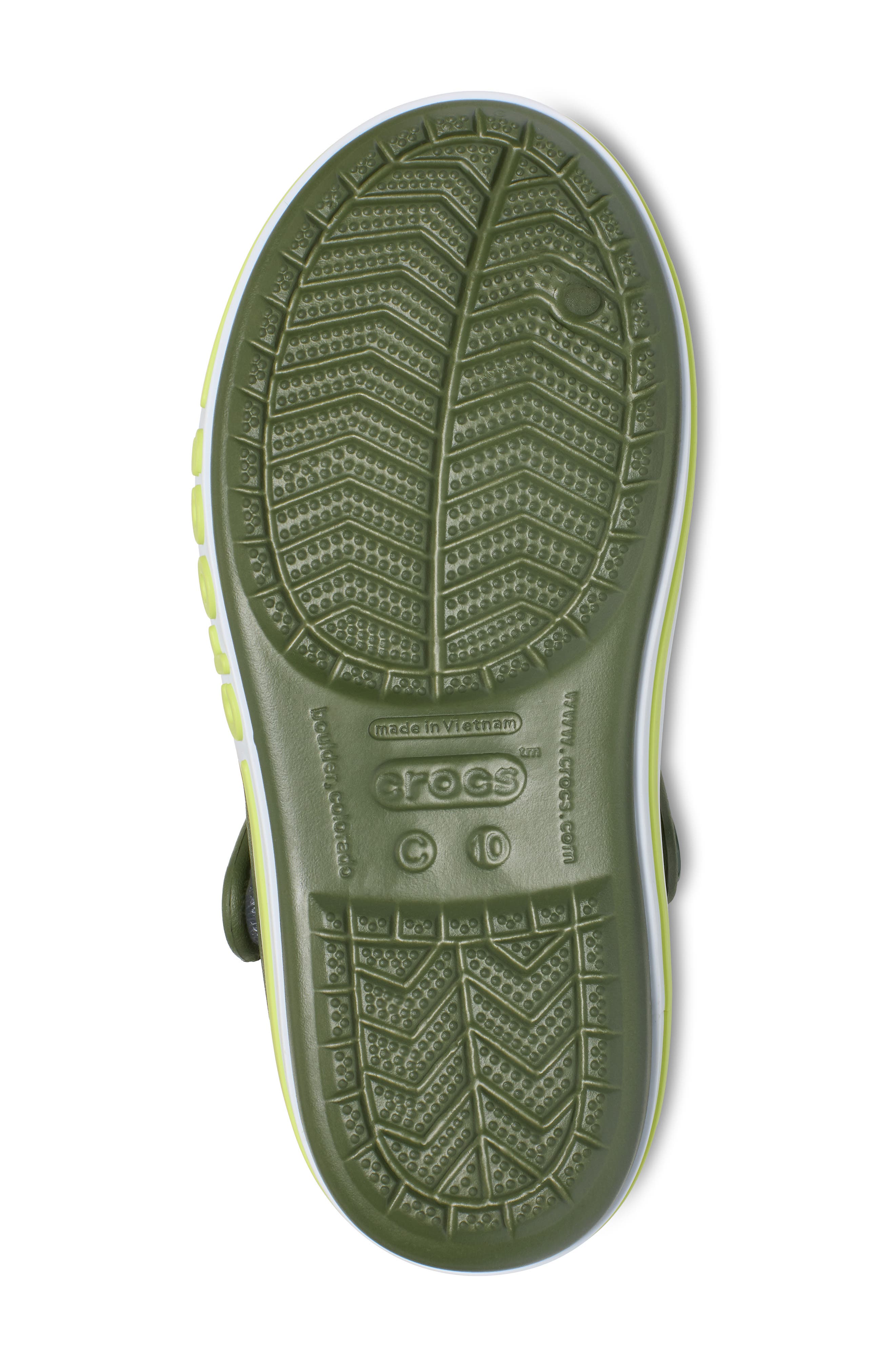 CROCS Bayaband Sandal, Alternate, color, Army Green