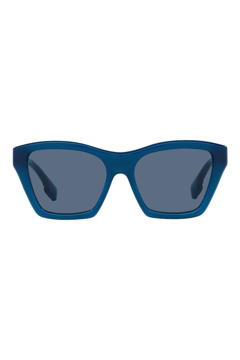 Arden 54mm Square Sunglasses, Main, color, BLUE