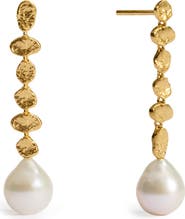 Monica Vinader Capri Freshwater Pearl Drop Earrings