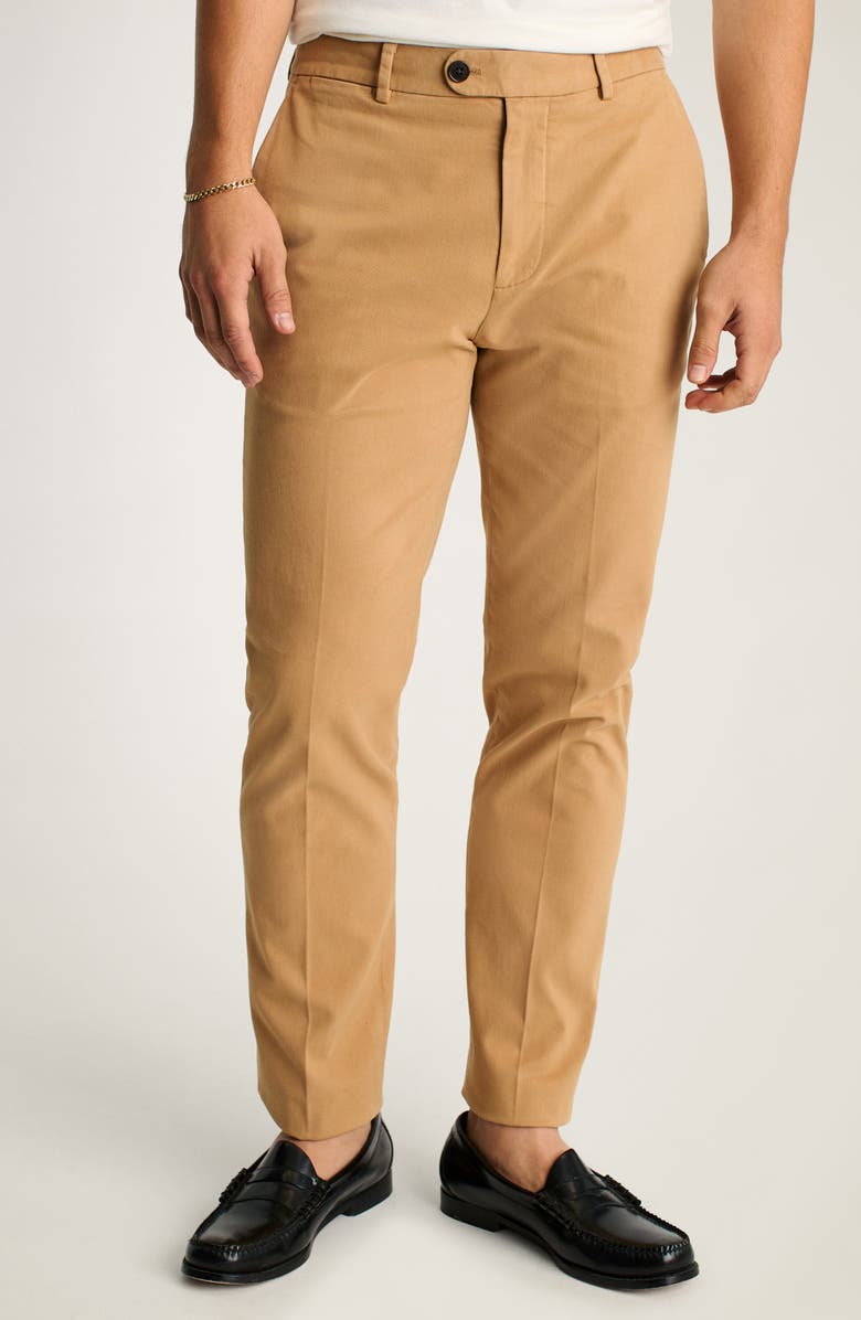 Bonobos Primo Slim Fit Garment Dyed Chinos, Main, color, Tigers Eye Pantone