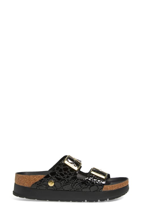 Birkenstock Papillio By Arizona Flex Platform Sandal In Black Black