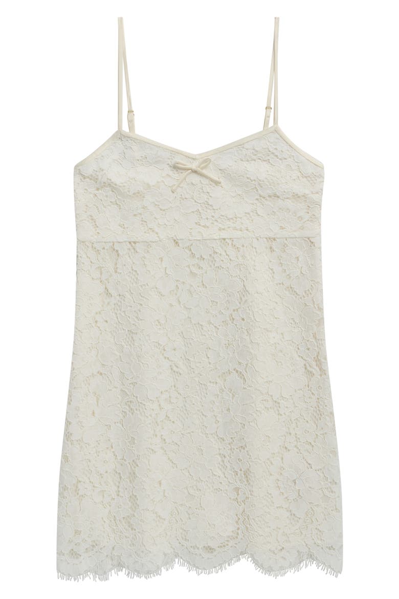 Kids' Mini Petaline Lace Minidress, Main, color, IVORY