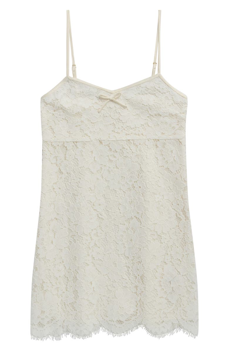 LoveShackFancy Kids' Mini Petaline Lace Minidress, Main, color, Ivory