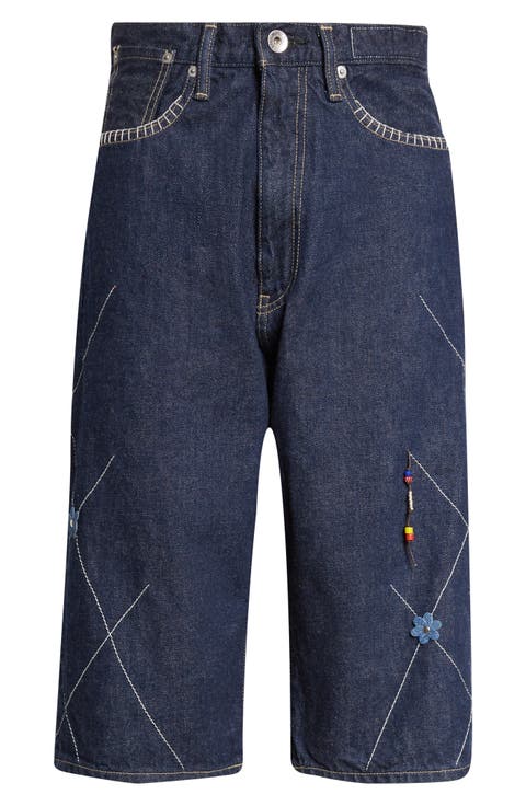 Handscape Denim Bermuda Shorts