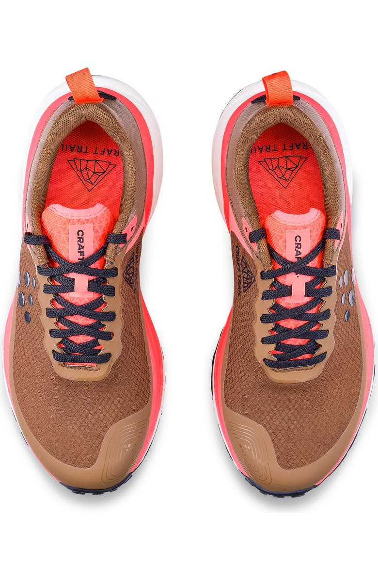 Craft Pure Trail X Running Shoe, Alternate, color, Roots-Shock