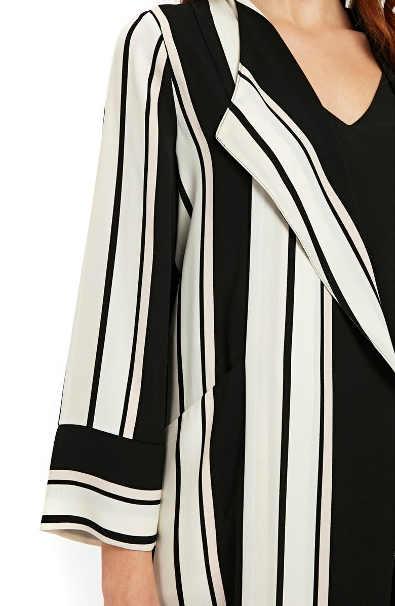Wallis Cut About Stella Stripe Duster Coat, Main, color, 