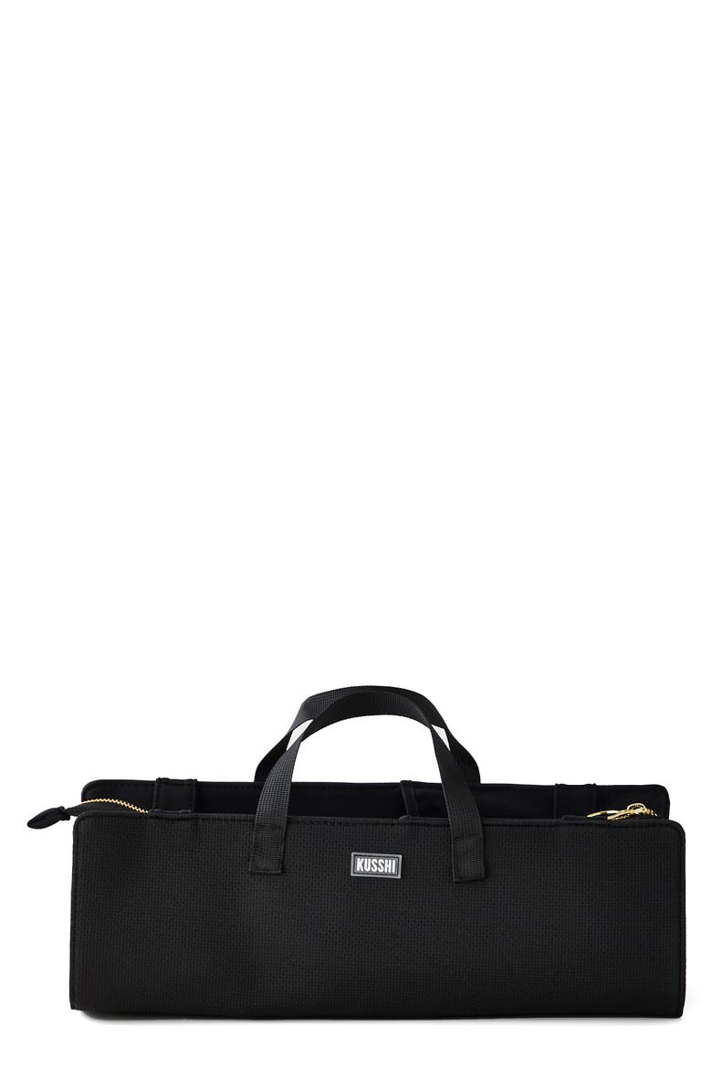 Hair Tools Bag, Main, color, BLACK/ PINK