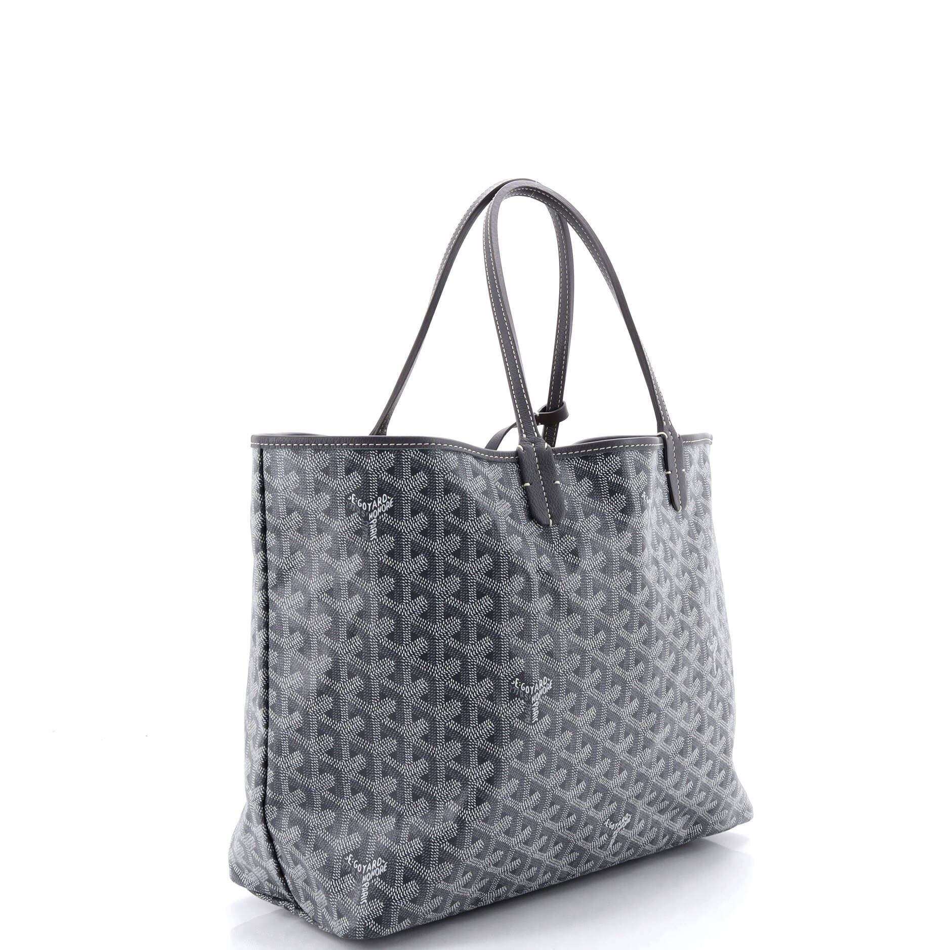 Pre-Owned Goyard Saint Louis Tote Coated Canvas PM, Alternate, color, Gray
