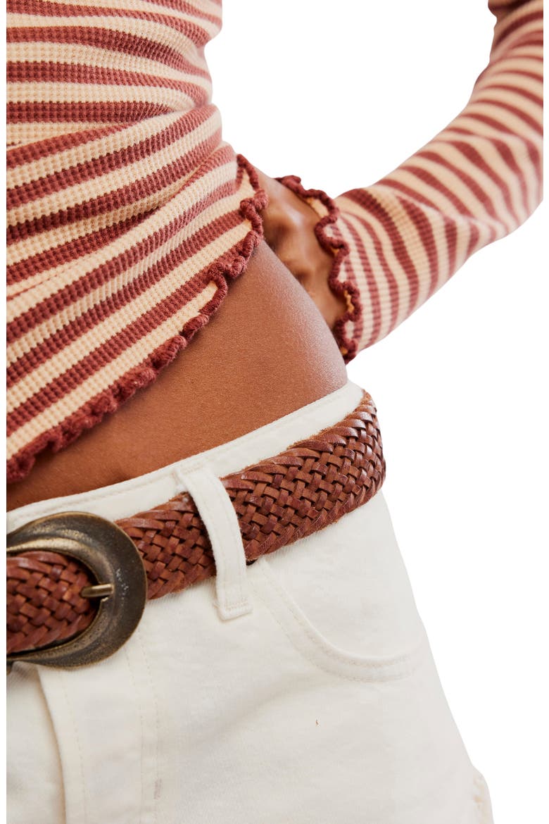 Easy Does It Striped T-Shirt, Alternate, color, BROWN COMBO
