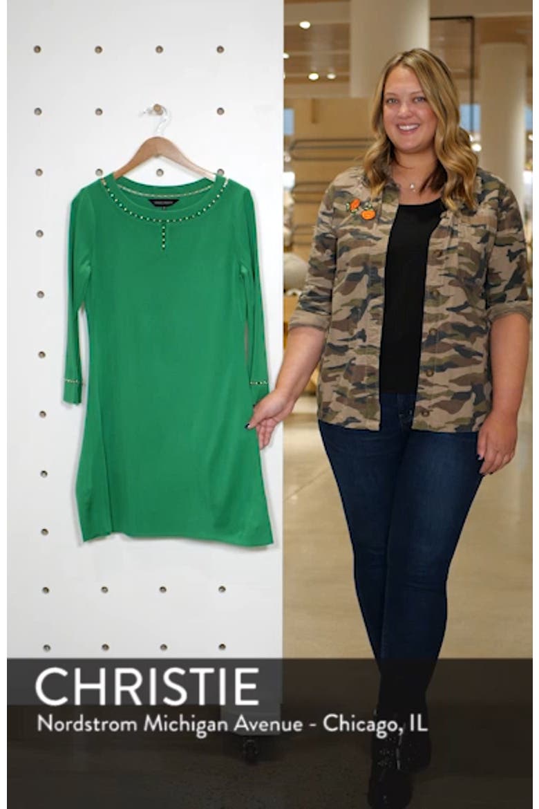 Beaded Sweater Dress video