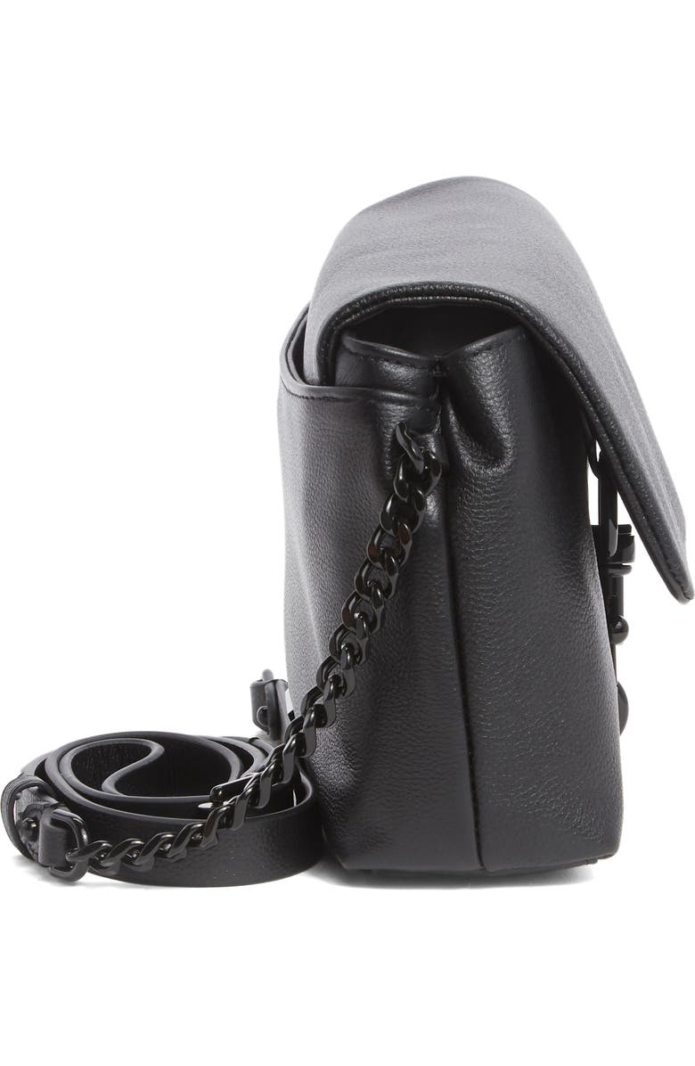 Rebecca Minkoff Leather Flap Convertible Crossbody Bag, Alternate, color,